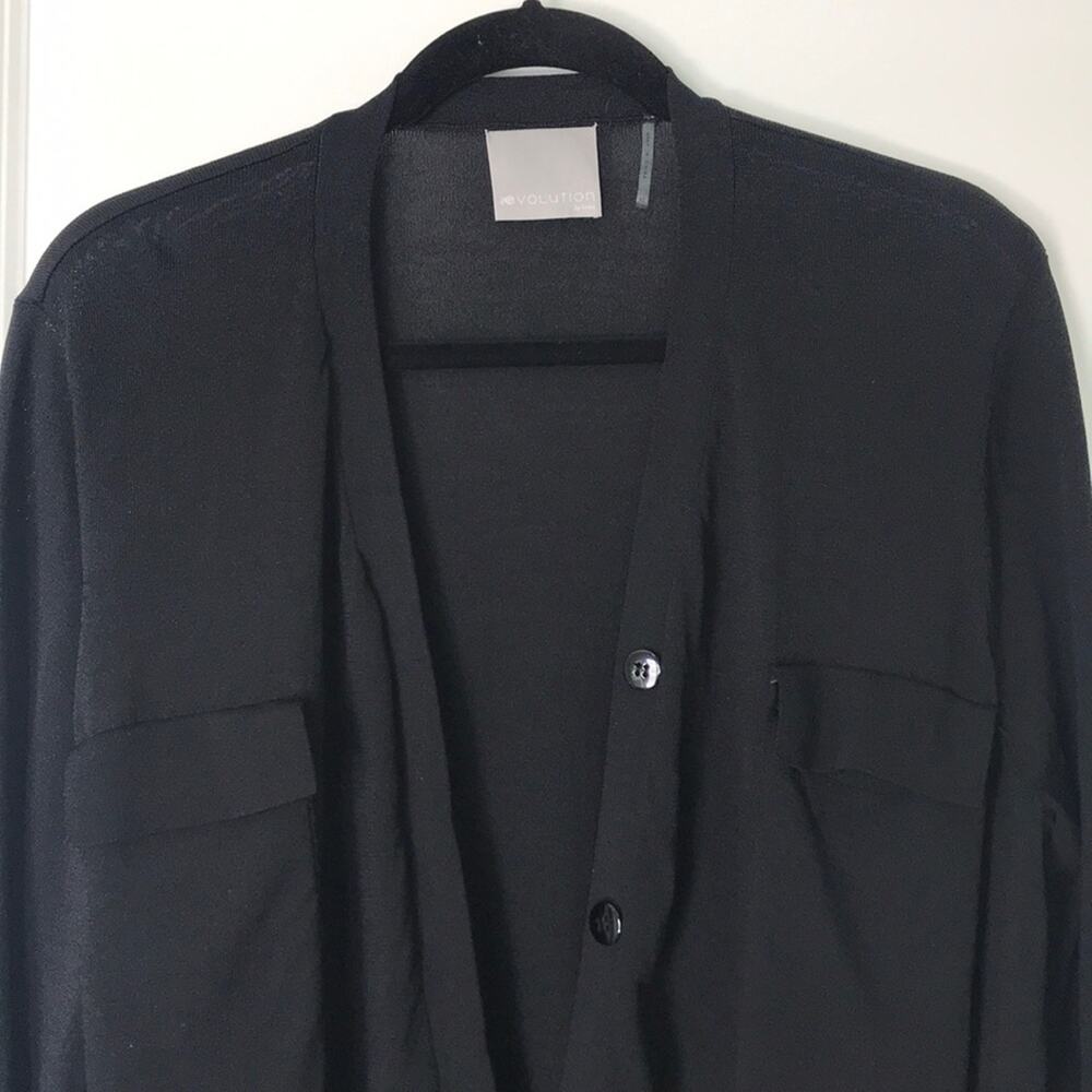 Evolution By Cyrus Black Lightweight Sweater/Card… - image 2